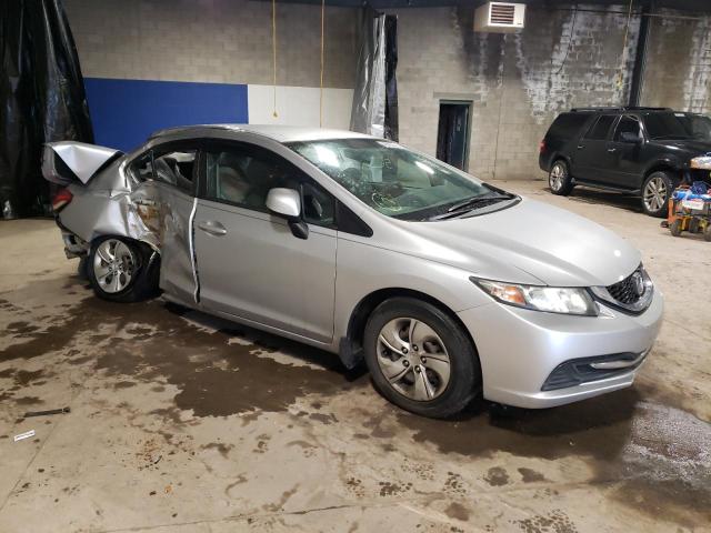 19XFB2F59DE230944 - 2013 HONDA CIVIC LX SILVER photo 4