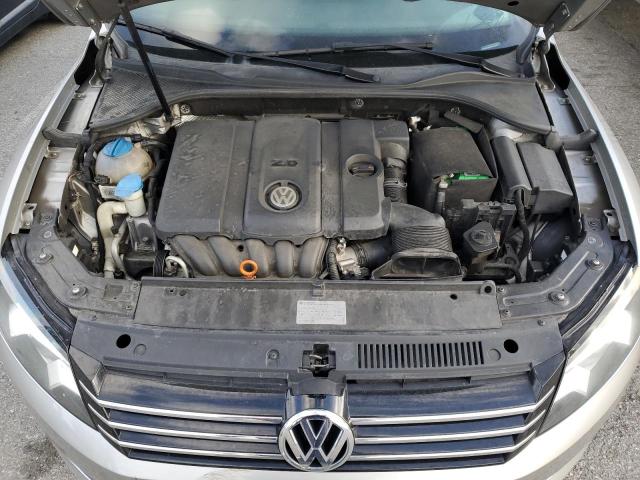 1VWAP7A36DC103569 - 2013 VOLKSWAGEN PASSAT S SILVER photo 11