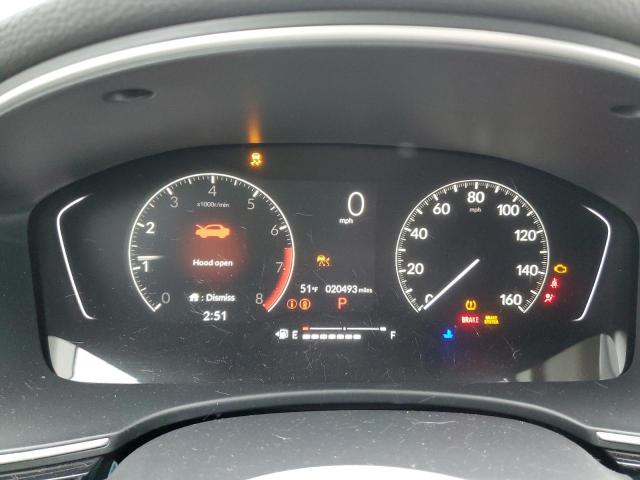 19XFL1H7XPE017480 - 2023 HONDA CIVIC EXL SILVER photo 9