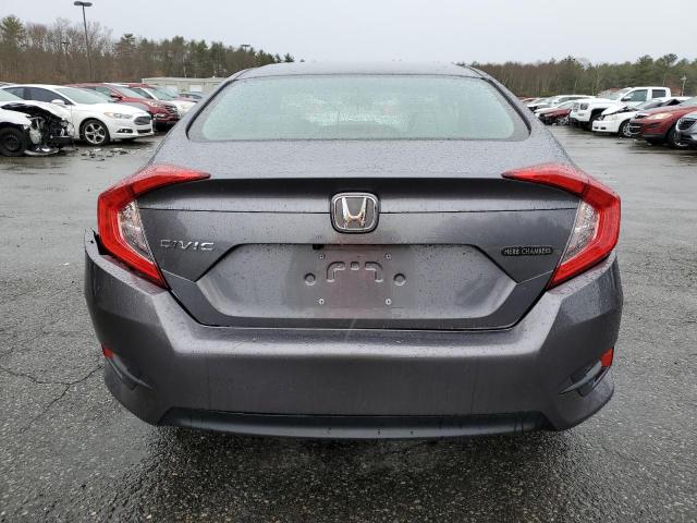 19XFC2F5XJE209013 - 2018 HONDA CIVIC LX GRAY photo 6