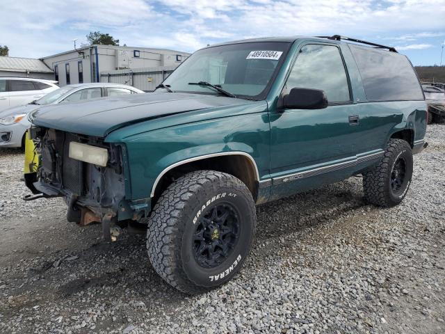 3GNEK18K9SG101913 - 1995 CHEVROLET TAHOE K1500 GREEN photo 1