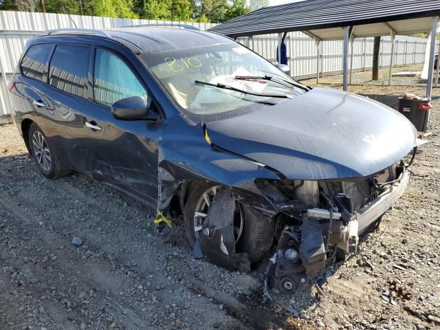 5N1AR2MM2DC687145 - 2013 NISSAN PATHFINDER S BLUE photo 4