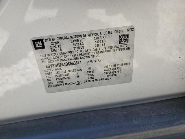 3GYFNHE34DS563624 - 2013 CADILLAC SRX PERFORMANCE COLLECTION Күміс фото 14