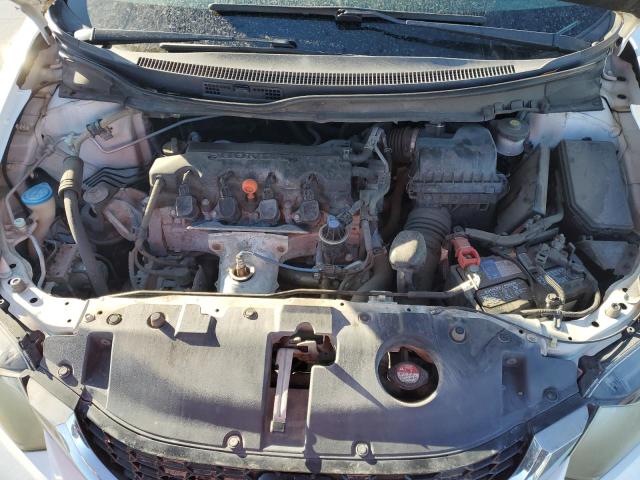 19XFB2F95DE021073 - 2013 HONDA CIVIC EXL თეთრი ფოტო 11
