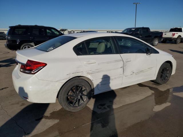 19XFB2F95DE021073 - 2013 HONDA CIVIC EXL თეთრი ფოტო 3