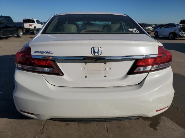 19XFB2F95DE021073 - 2013 HONDA CIVIC EXL თეთრი ფოტო 6