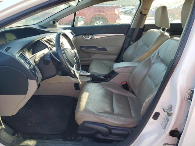 19XFB2F95DE021073 - 2013 HONDA CIVIC EXL თეთრი ფოტო 7