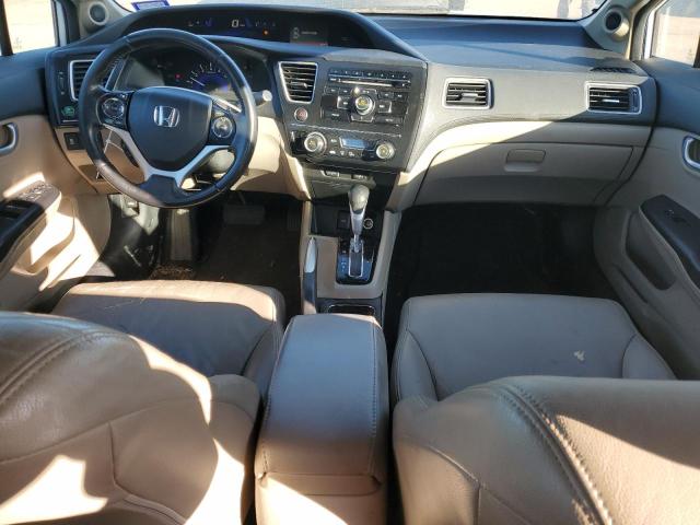 19XFB2F95DE021073 - 2013 HONDA CIVIC EXL თეთრი ფოტო 8
