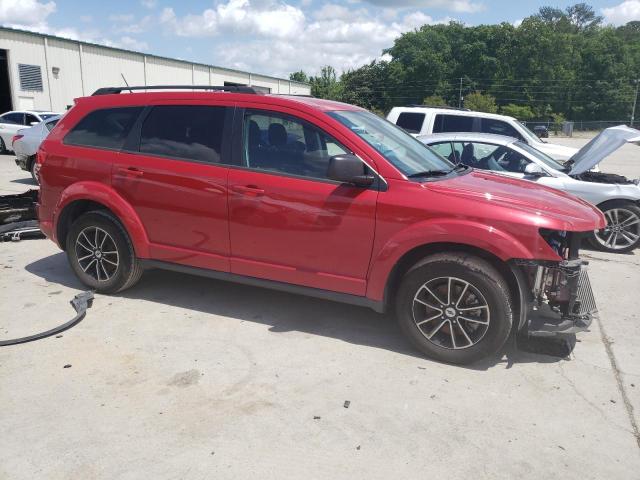 3C4PDCAB8JT166808 - 2018 DODGE JOURNEY SE RED photo 4