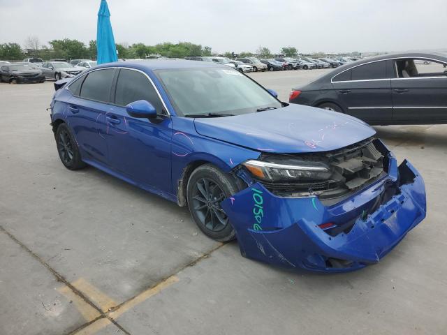 2HGFE2F25NH512969 - 2022 HONDA CIVIC LX BLUE photo 4