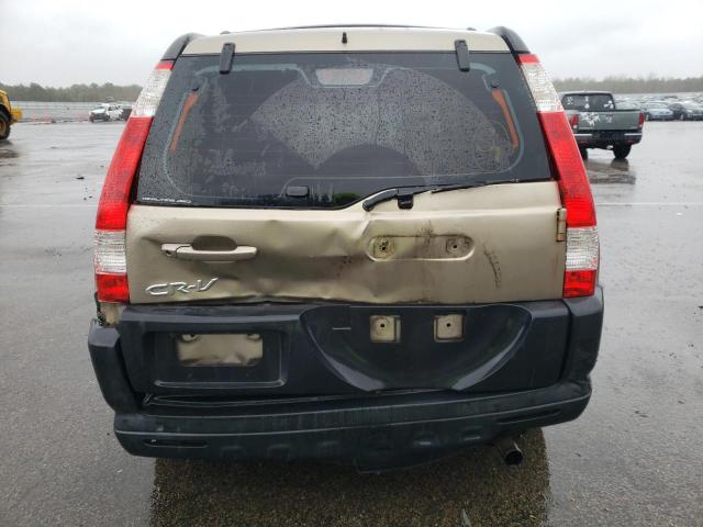 SHSRD78525U338750 - 2005 HONDA CR-V LX GOLD photo 6