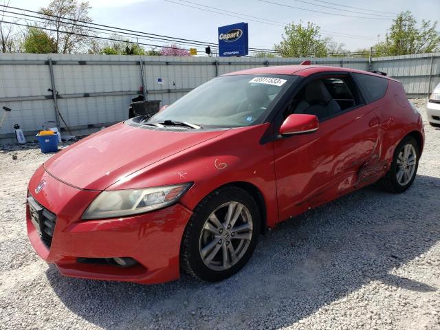 JHMZF1D68BS013224 - 2011 HONDA CR-Z EX RED photo 1