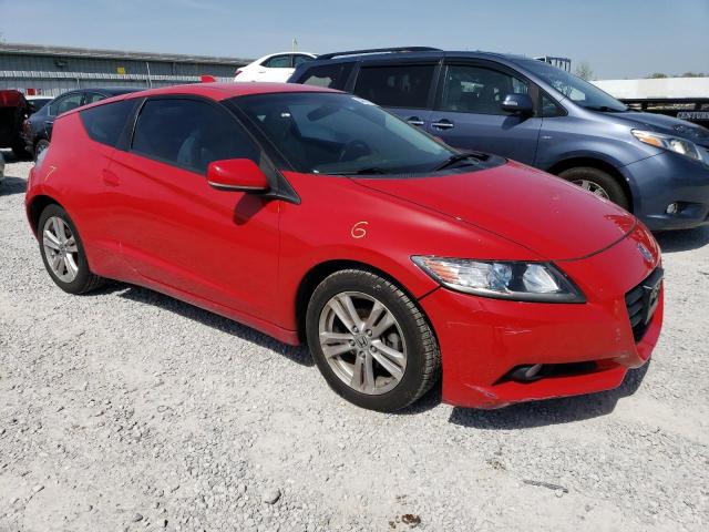 JHMZF1D68BS013224 - 2011 HONDA CR-Z EX RED photo 4