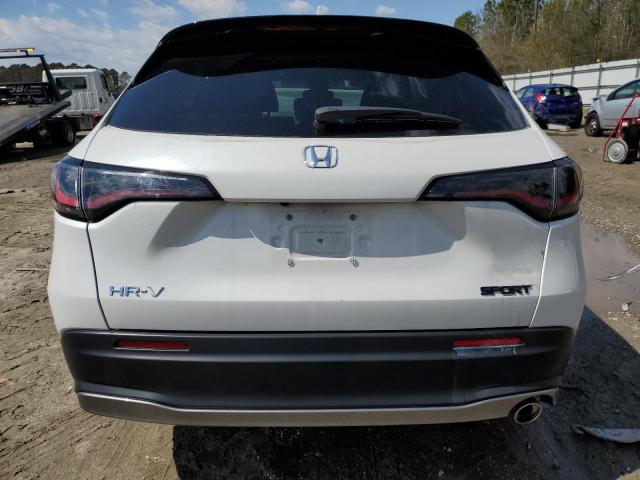 3CZRZ2H56PM721661 - 2023 HONDA HR-V SPORT WHITE photo 6