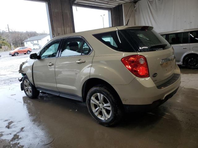 2GNFLCEK7C6237276 - 2012 CHEVROLET EQUINOX LS CREAM photo 2