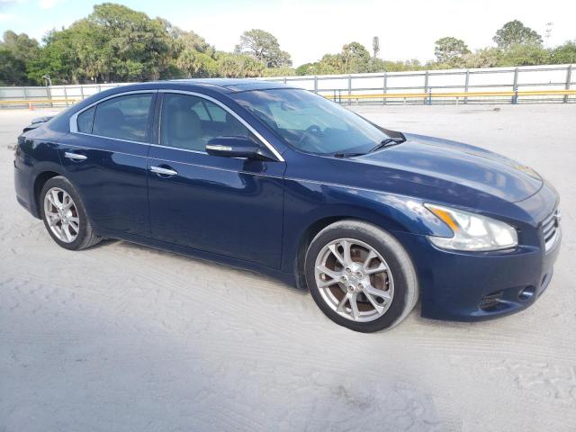 1N4AA5AP6CC839475 - 2012 NISSAN MAXIMA S BLUE photo 4