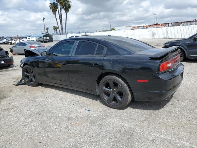 2C3CDXCT7EH343993 - 2014 DODGE CHARGER R/T BLACK photo 2