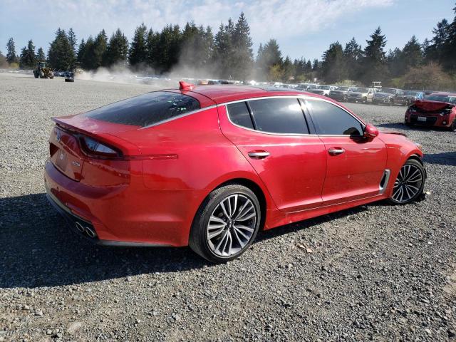 KNAE15LA7K6062657 - 2019 KIA STINGER RED photo 3