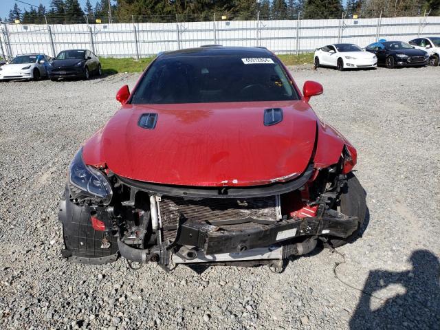 KNAE15LA7K6062657 - 2019 KIA STINGER RED photo 5