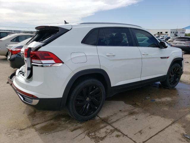 1V2WC2CA6MC206377 - 2021 VOLKSWAGEN ATLAS CROS SE WHITE photo 3