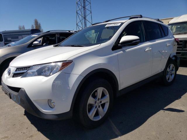 JTMRFREVXEJ009546 - 2014 TOYOTA RAV4 XLE WHITE photo 1