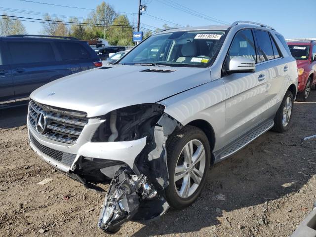 4JGDA5HB1DA164418 - 2013 MERCEDES-BENZ ML 350 4MATIC GRAY photo 1