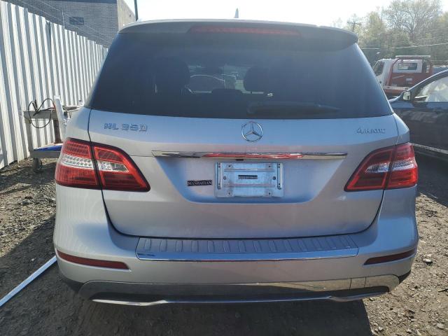 4JGDA5HB1DA164418 - 2013 MERCEDES-BENZ ML 350 4MATIC GRAY photo 6