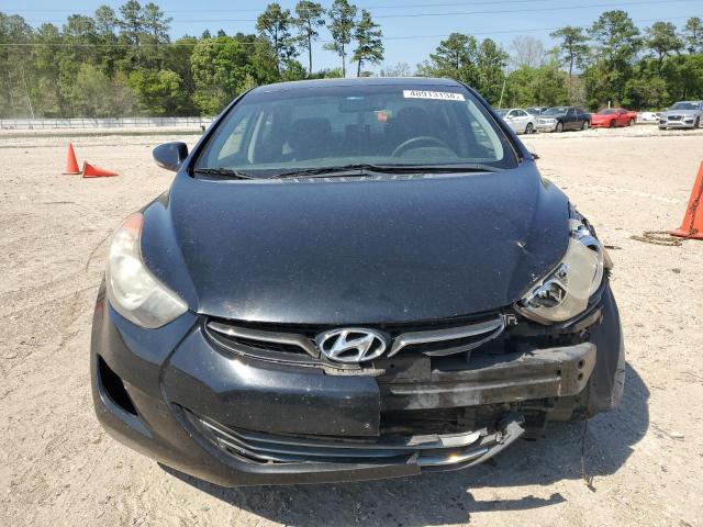 KMHDH4AE2CU231342 - 2012 HYUNDAI ELANTRA GLS BLACK photo 5