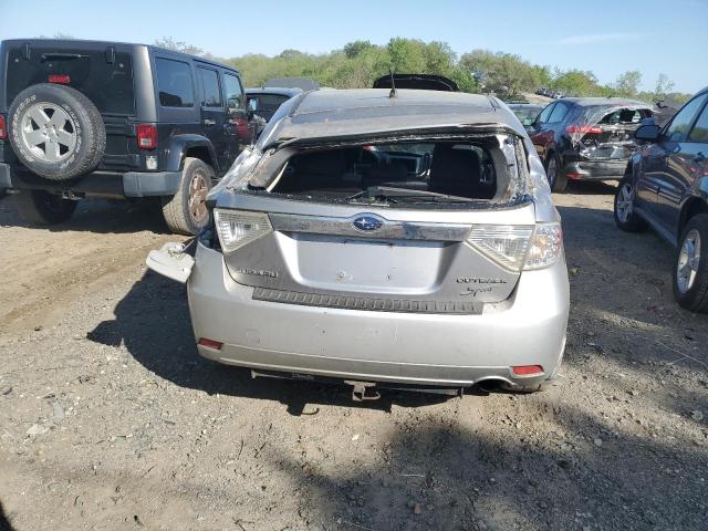 JF1GH63619H806492 - 2009 SUBARU IMPREZA OUTBACK SPORT SILVER photo 6