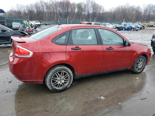 1FAHP3FN3BW186836 - 2011 FORD FOCUS SE RED photo 3