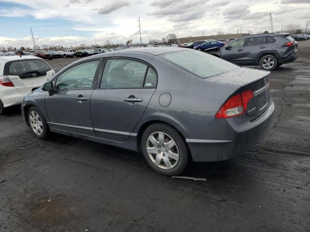 19XFA16549E041137 - 2009 HONDA CIVIC LX GRAY photo 2