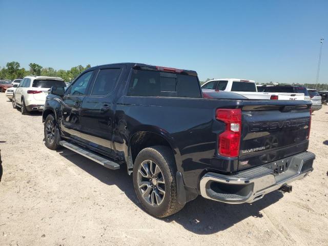 1GCUDDE89PZ214244 - 2023 CHEVROLET SILVERADO K1500 LT BLACK photo 2