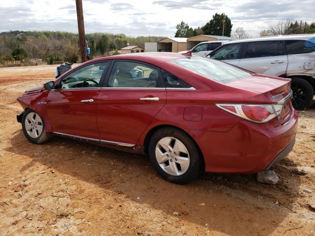 KMHEC4A45CA032412 - 2012 HYUNDAI SONATA HYBRID RED photo 2