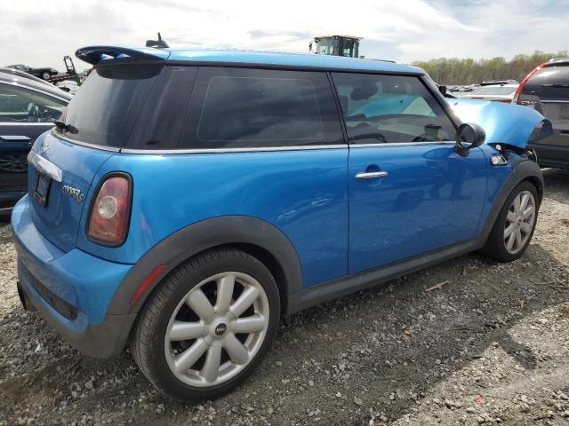 WMWMF7C53ATX45578 - 2010 MINI COOPER S BLUE photo 3