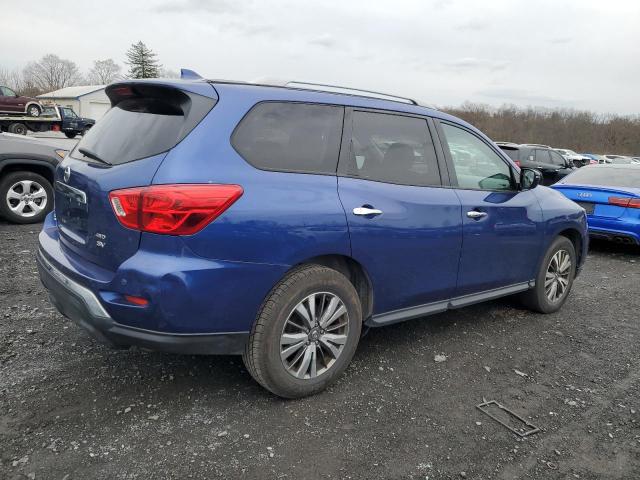 5N1DR2MM4KC620119 - 2019 NISSAN PATHFINDER S BLUE photo 3