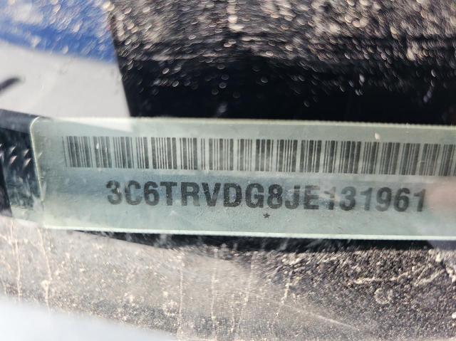 3C6TRVDG8JE131961 - 2018 RAM PROMASTER 2500 HIGH WHITE photo 10