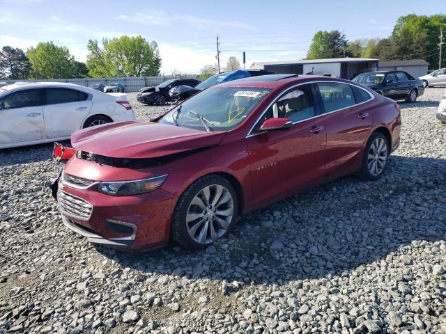 1G1ZH5SX8HF132254 - 2017 CHEVROLET MALIBU PREMIER BURGUNDY photo 1