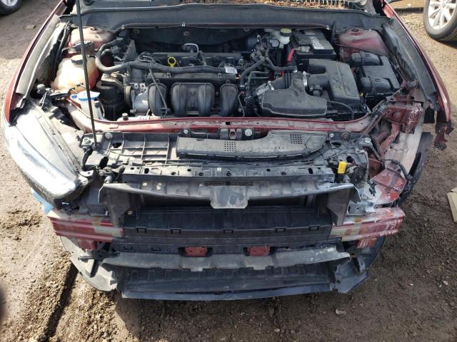 3FA6P0G7XER240579 - 2014 FORD FUSION S ORANGE photo 11