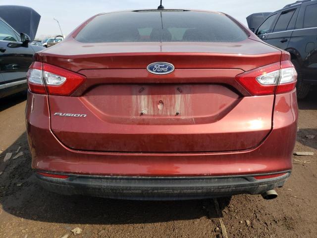 3FA6P0G7XER240579 - 2014 FORD FUSION S ORANGE photo 6