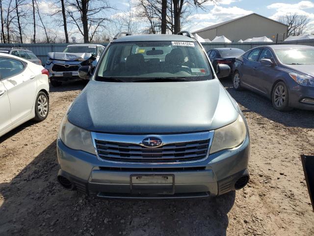 JF2SH6BCXAH910285 - 2010 SUBARU FORESTER XS Turkuaz fotoğraf 5