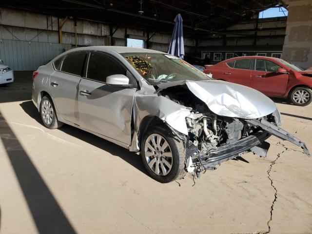 3N1AB7AP0HY335220 - 2017 NISSAN SENTRA S SILVER photo 4