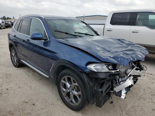 5UX53DP06R9T42747 - 2024 BMW X3 XDRIVE30I BLUE photo 4