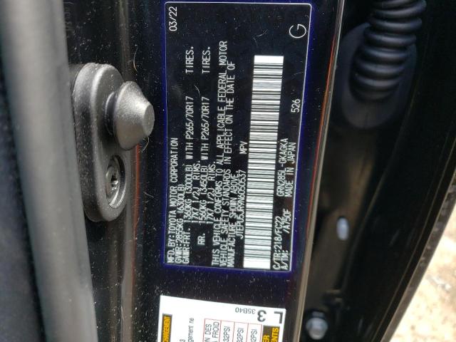 JTEPU5JR9N6050537 - 2022 TOYOTA 4RUNNER SR5/SR5 PREMIUM 黑色 照片 13