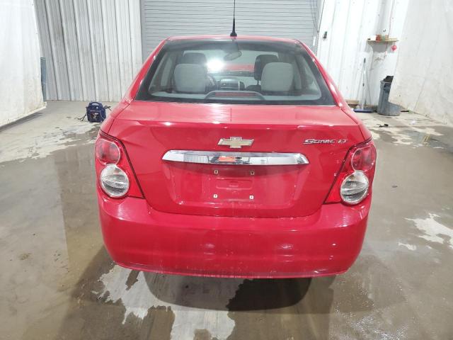 1G1JC5SH2D4165745 - 2013 CHEVROLET SONIC LT RED photo 6