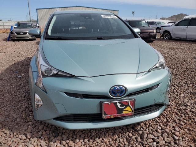 JTDKARFU6H3052487 - 2017 TOYOTA PRIUS BLUE photo 5