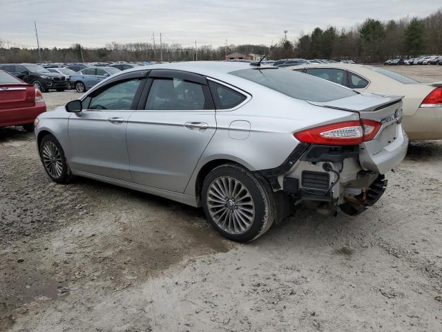 3FA6P0D97DR133686 - 2013 FORD FUSION TITANIUM SILVER photo 2