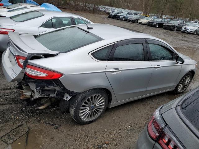 3FA6P0D97DR133686 - 2013 FORD FUSION TITANIUM SILVER photo 3