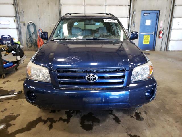 JTEGD21AX40089146 - 2004 TOYOTA HIGHLANDER BLUE photo 5