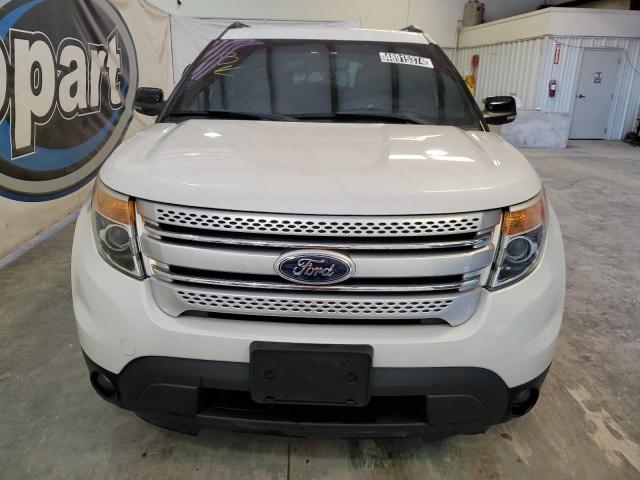 1FM5K7D81DGB12145 - 2013 FORD EXPLORER XLT WHITE photo 5