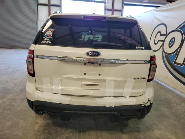 1FM5K7D81DGB12145 - 2013 FORD EXPLORER XLT WHITE photo 6